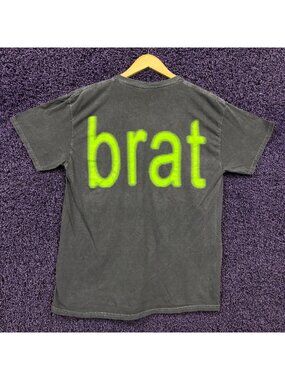 CharliXCX Brat Neon Logo Tshirt size Medium